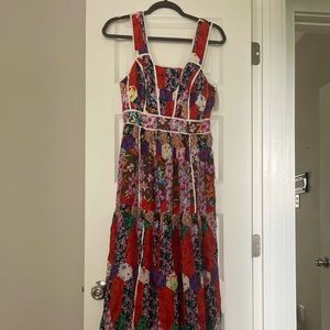 NWT Anthropologie Colorful Maxi Dress